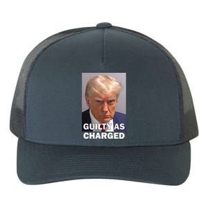 Guilty As Charge Trump Mugshot Yupoong Adult 5-Panel Trucker Hat