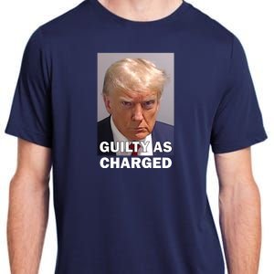 Guilty As Charge Trump Mugshot Adult ChromaSoft Performance T-Shirt