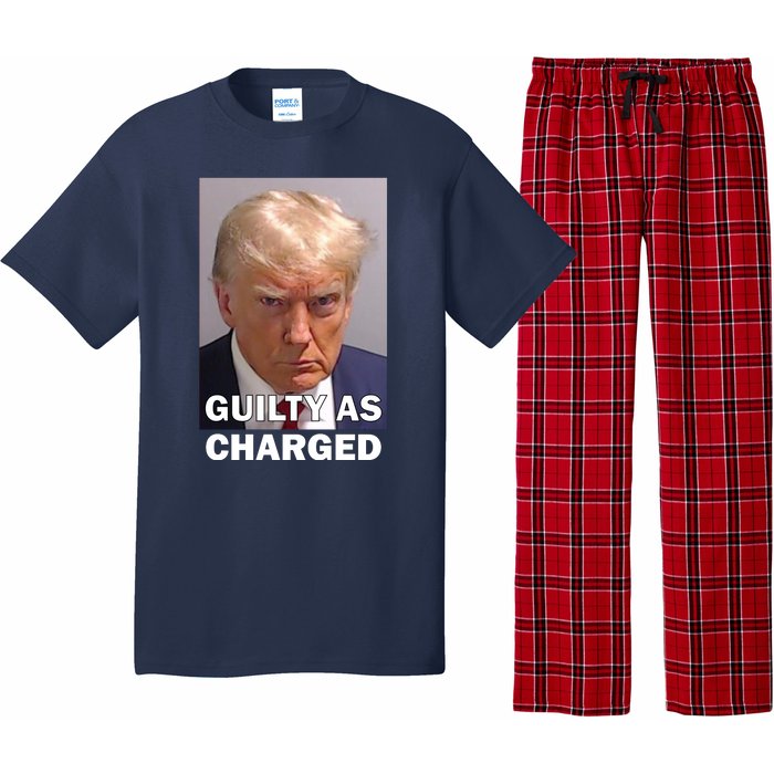 Guilty As Charge Trump Mugshot Pajama Set