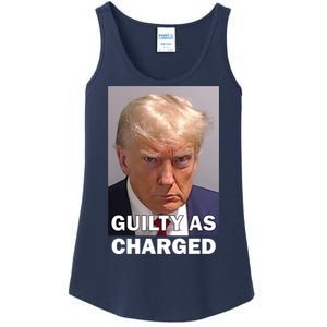 Guilty As Charge Trump Mugshot Ladies Essential Tank