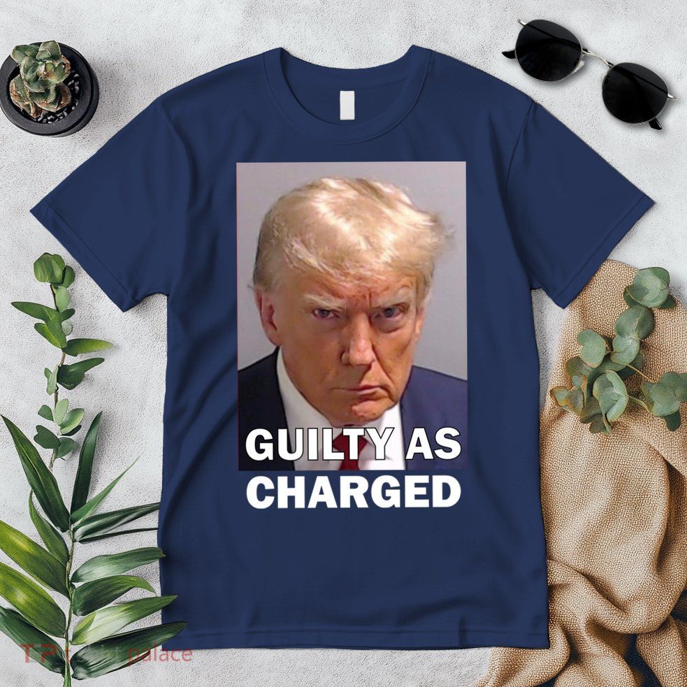 Guilty As Charge Trump Mugshot Premium T-Shirt