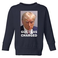 Guilty As Charge Trump Mugshot Toddler Sweatshirt