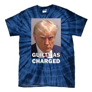 Guilty As Charge Trump Mugshot Tie-Dye T-Shirt