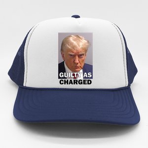 Guilty As Charge Trump Mugshot Trucker Hat