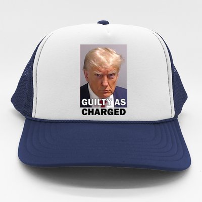 Guilty As Charge Trump Mugshot Trucker Hat