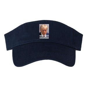 Guilty As Charge Trump Mugshot Valucap Bio-Washed Visor