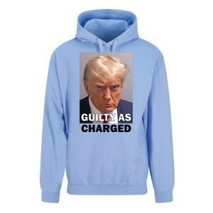 Guilty As Charge Trump Mugshot Unisex Surf Hoodie