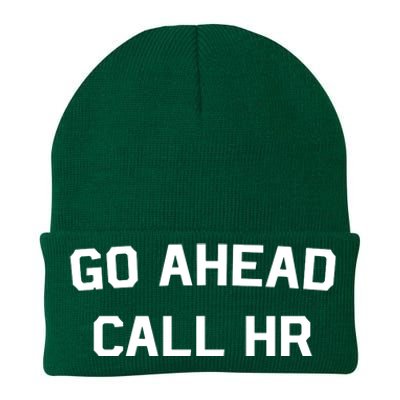 Go Ahead Call Hr Knit Cap Winter Beanie