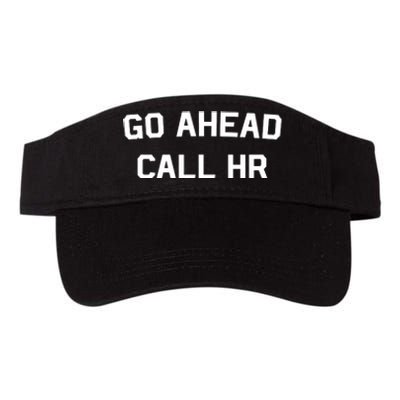 Go Ahead Call Hr Valucap Bio-Washed Visor