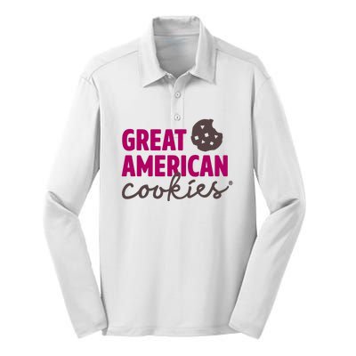 Great American Cookies Silk Touch Performance Long Sleeve Polo