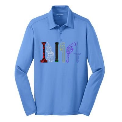 Get A Clue Silk Touch Performance Long Sleeve Polo