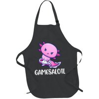 Gamesalotl Axolotl Cute Playing Video Game Apron