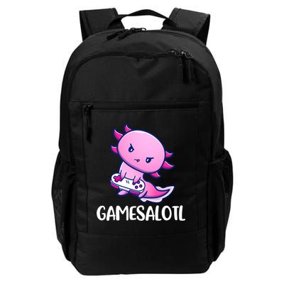 Gamesalotl Axolotl Cute Playing Video Game Backpack