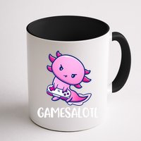Gamesalotl Axolotl Cute Playing Video Game Mug