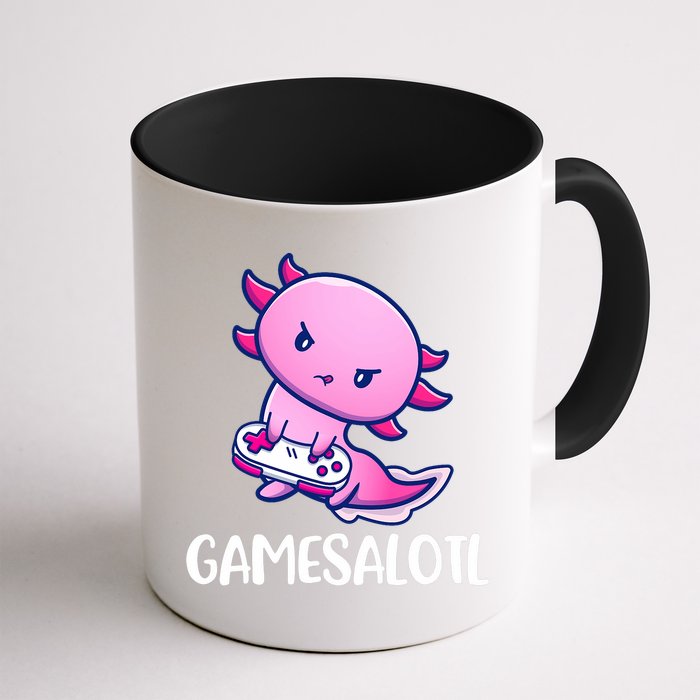 Gamesalotl Axolotl Cute Playing Video Game Mug