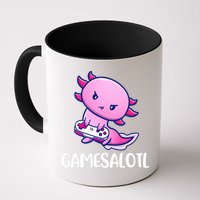 Gamesalotl Axolotl Cute Playing Video Game Mug