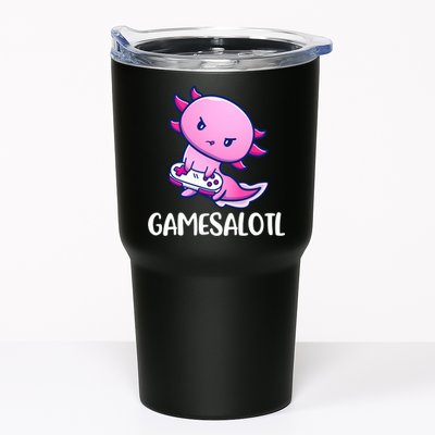 Gamesalotl Axolotl Cute Playing Video Game Tumbler