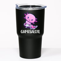 Gamesalotl Axolotl Cute Playing Video Game Tumbler