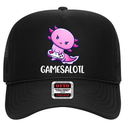 Gamesalotl Axolotl Cute Playing Video Game Hat