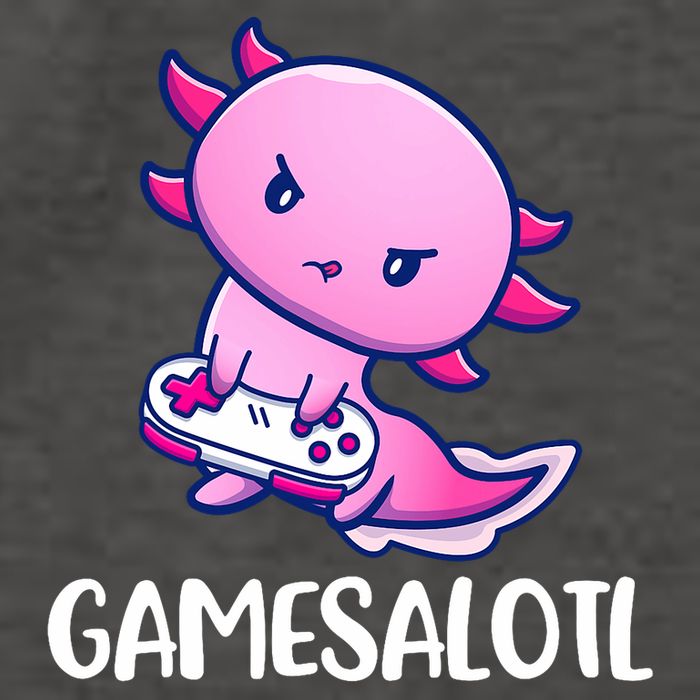 Gamesalotl Axolotl Cute Playing Video Game Vector Backpack