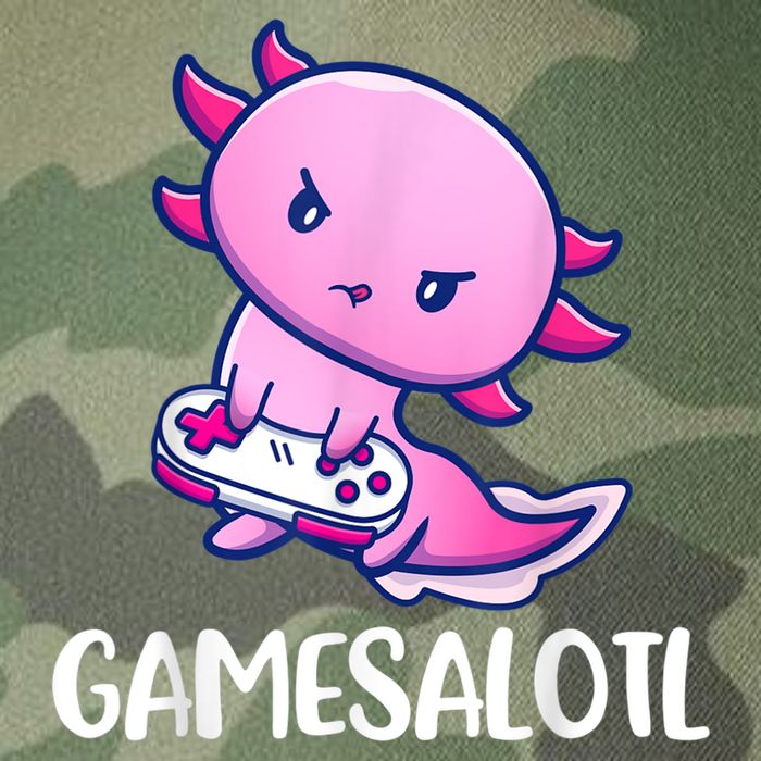 Gamesalotl Axolotl Cute Playing Video Game Legacy Tie Dye Trucker Hat