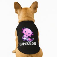 Gamesalotl Axolotl Cute Playing Video Game Doggie Tank