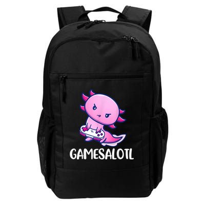 Gamesalotl Axolotl Cute Playing Video Game Backpack