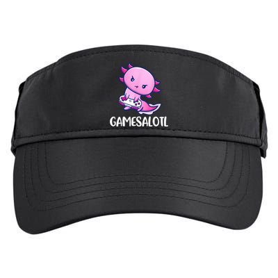 Gamesalotl Axolotl Cute Playing Video Game Adult Drive Performance Visor