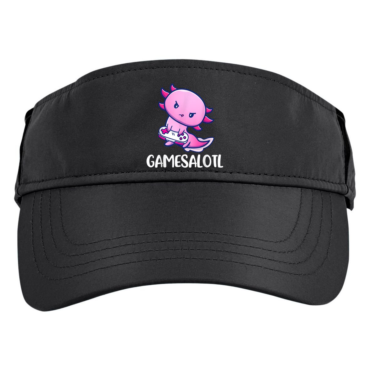 Gamesalotl Axolotl Cute Playing Video Game Adult Drive Performance Visor