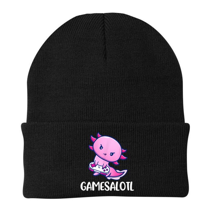 Gamesalotl Axolotl Cute Playing Video Game Beanie