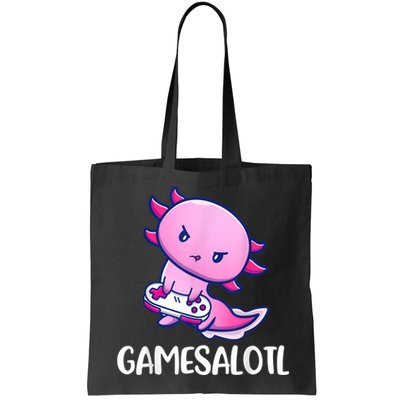 Gamesalotl Axolotl Cute Playing Video Game Bag