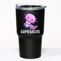 Gamesalotl Axolotl Cute Playing Video Game Tumbler