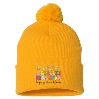 Groovy Activity Director Activity Professional Week Pom Pom 12in Knit Beanie