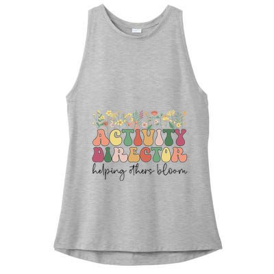 Groovy Activity Director Activity Professional Week Ladies PosiCharge Tri-Blend Wicking Tank
