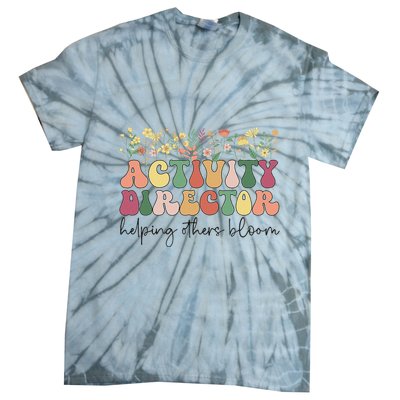 Groovy Activity Director Activity Professional Week Tie-Dye T-Shirt