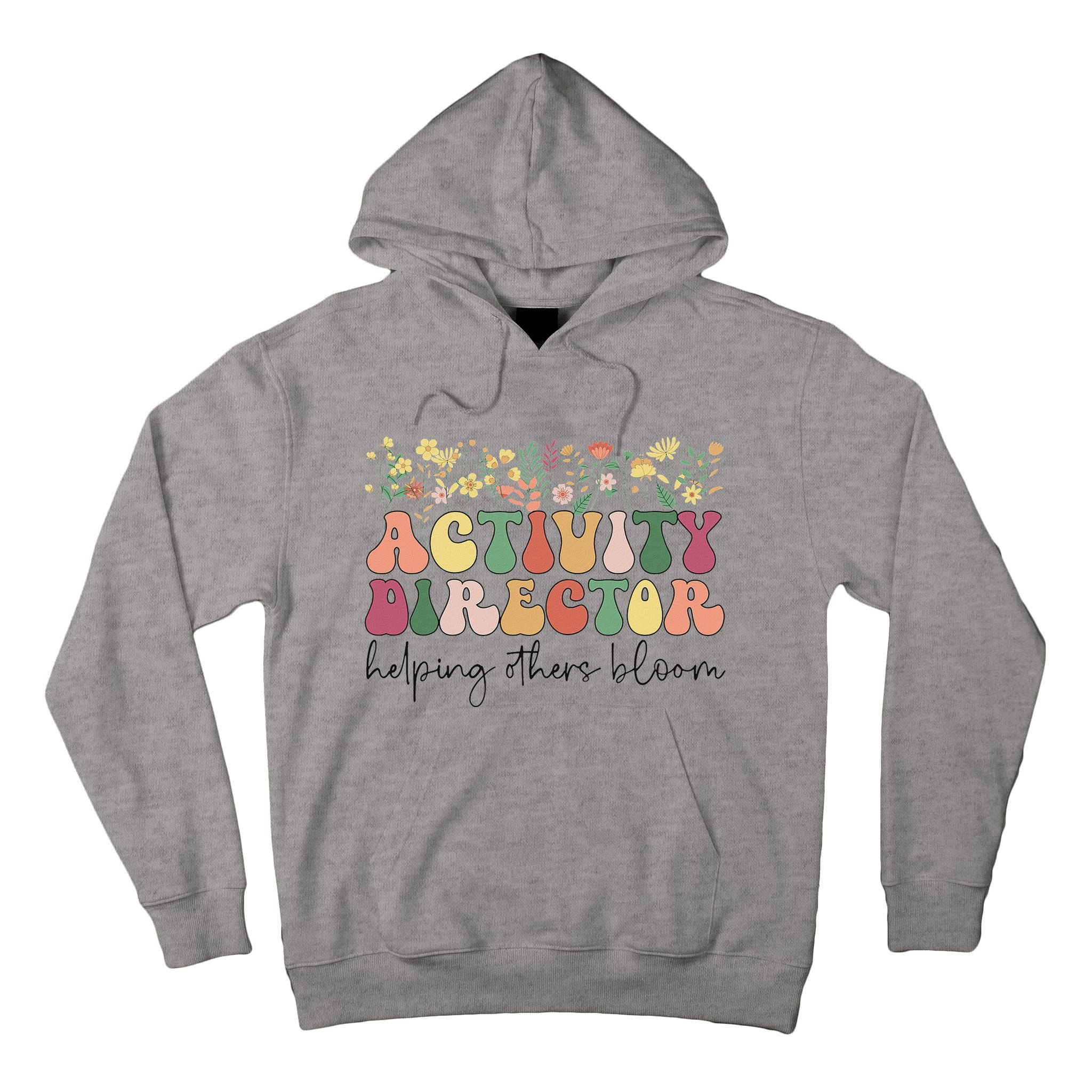 Groovy Activity Director Activity Professional Week Tall Hoodie