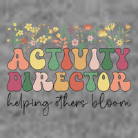 Groovy Activity Director Activity Professional Week Tall Hoodie