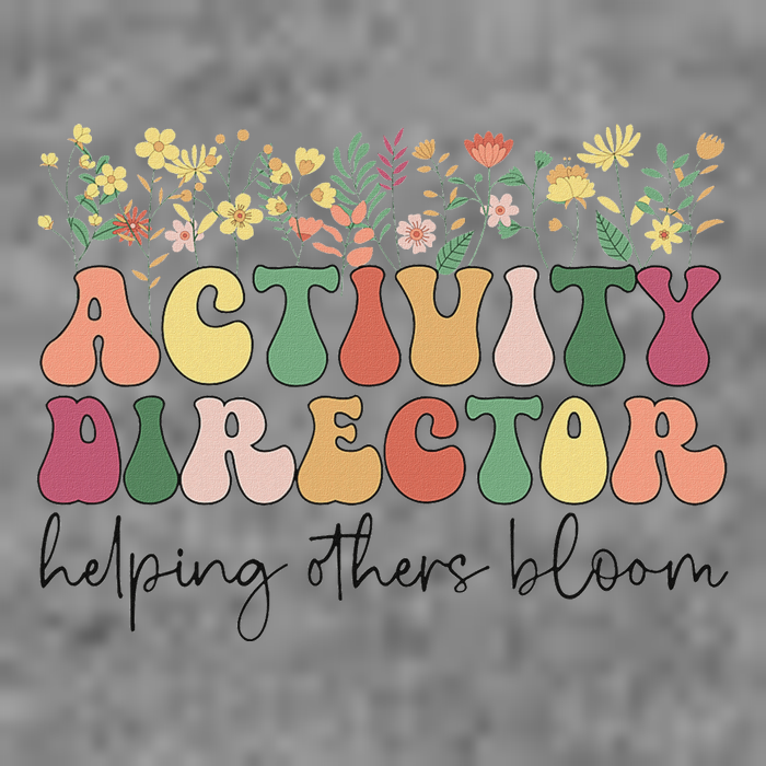 Groovy Activity Director Activity Professional Week Tall Hoodie