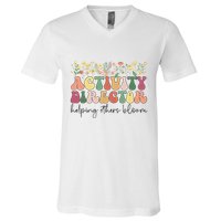 Groovy Activity Director Activity Professional Week V-Neck T-Shirt