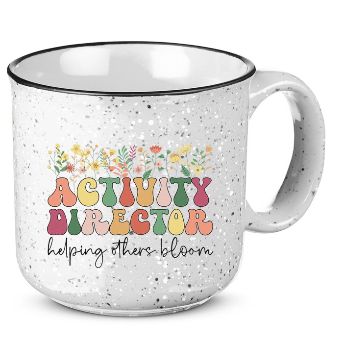 Groovy Activity Director Activity Professional Week 15oz Campfire Ceramic Mug