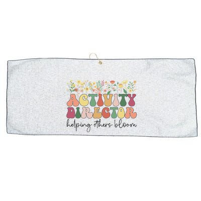 Groovy Activity Director Activity Professional Week Large Microfiber Waffle Golf Towel