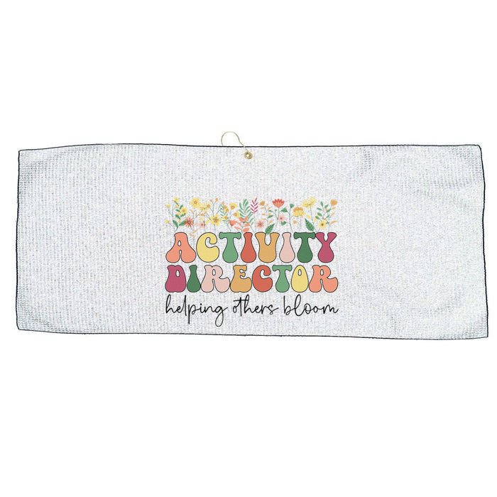Groovy Activity Director Activity Professional Week Large Microfiber Waffle Golf Towel