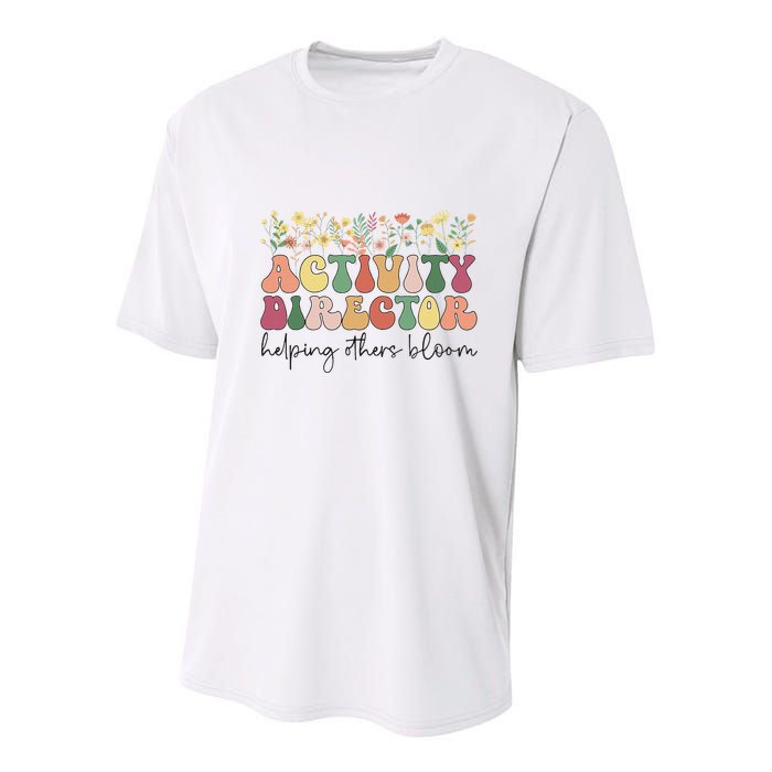 Groovy Activity Director Activity Professional Week Youth Performance Sprint T-Shirt