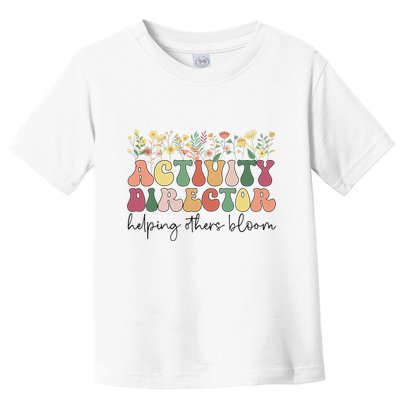 Groovy Activity Director Activity Professional Week Toddler T-Shirt