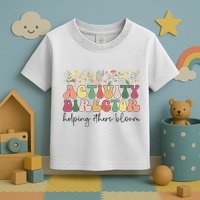 Groovy Activity Director Activity Professional Week Toddler T-Shirt