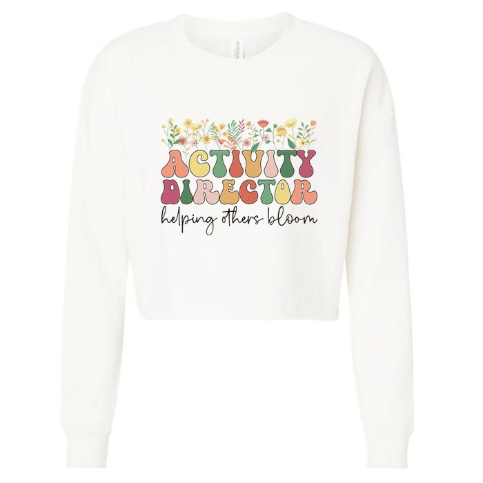 Groovy Activity Director Activity Professional Week Cropped Pullover Crew