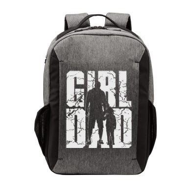 Girl And Dad Father’S Day Daddy Daughter Vector Backpack