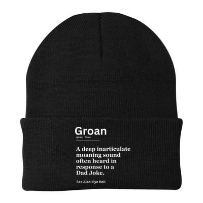Groan A Deep Inarticulate Moaning Sound Heard After Dad Beanie