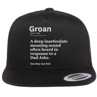 Groan A Deep Inarticulate Moaning Sound Heard After Dad Flatbill Hat