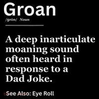 Groan A Deep Inarticulate Moaning Sound Heard After Dad Mesh Reversible Basketball Jersey Tank